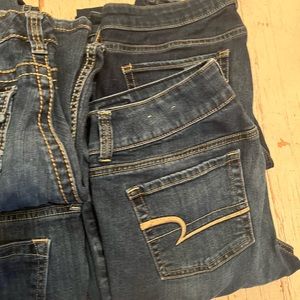 American Eagle, Hollister, Supplies, Diva Jeans Bundle Size 10